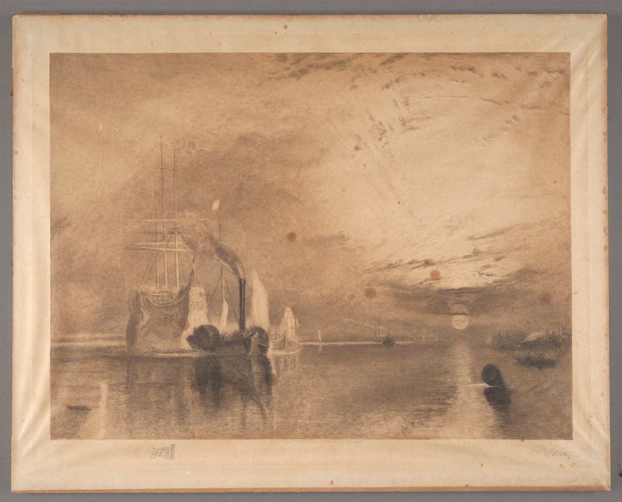 Bojový Temeraire od Henry Robert Robertson