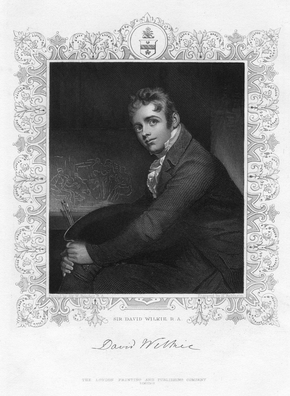 Sir David Wilkie 1785-1841, skotský malíř, 19. století. od Henry Robinson