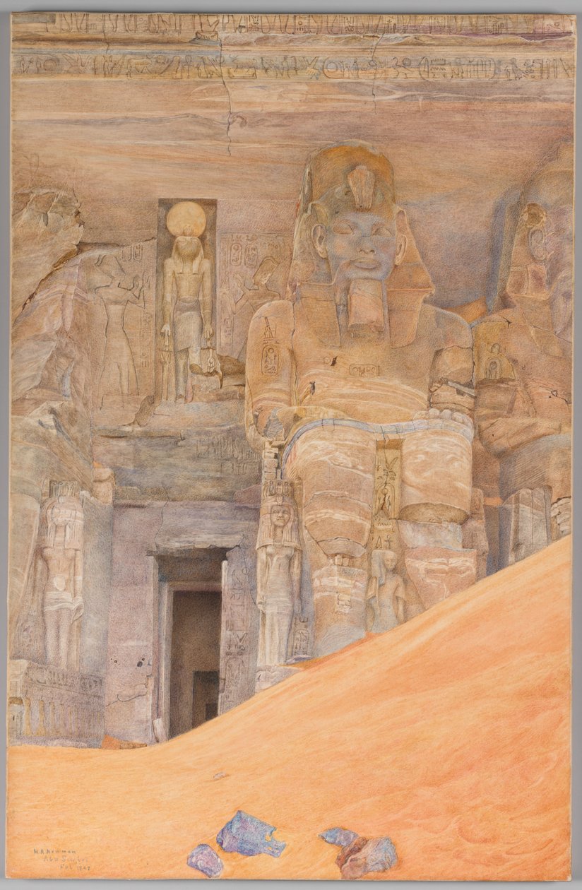 Abú Simbel od Henry Roderick Newman