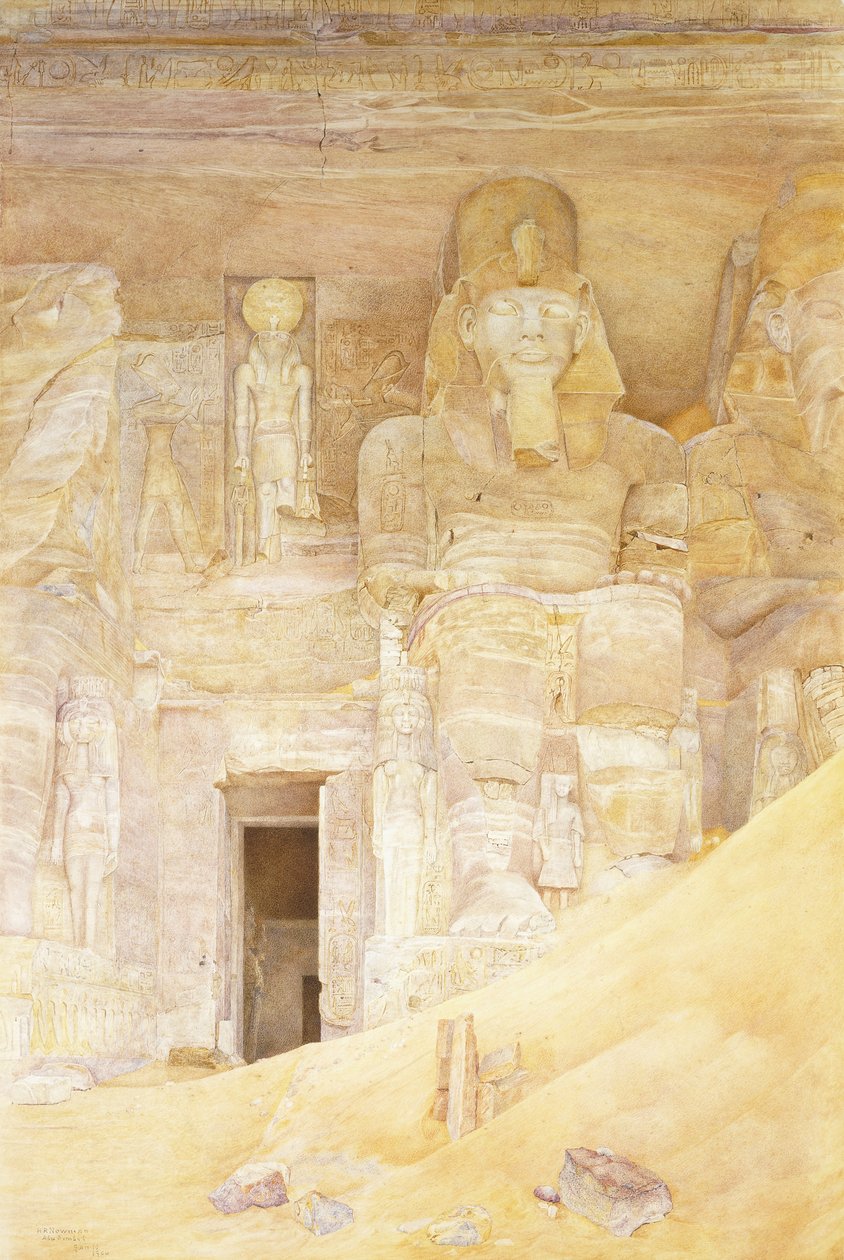 Abu Simbel, 1900 od Henry Roderick Newman