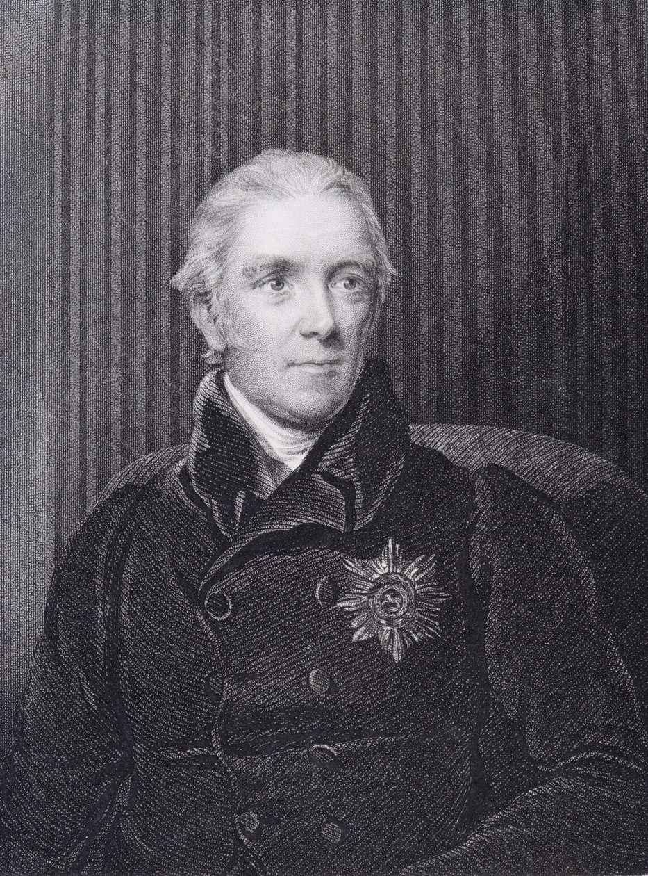 Sir Henry Halford, vyrytý Johnem Cochranem (fl. 1821-65) od Henry Room
