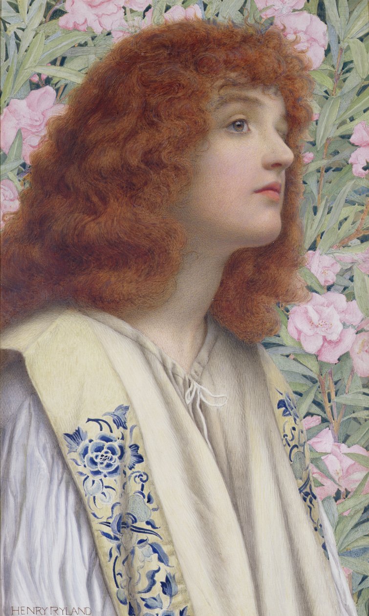 Oleandr, kolem roku 1890 od Henry Ryland