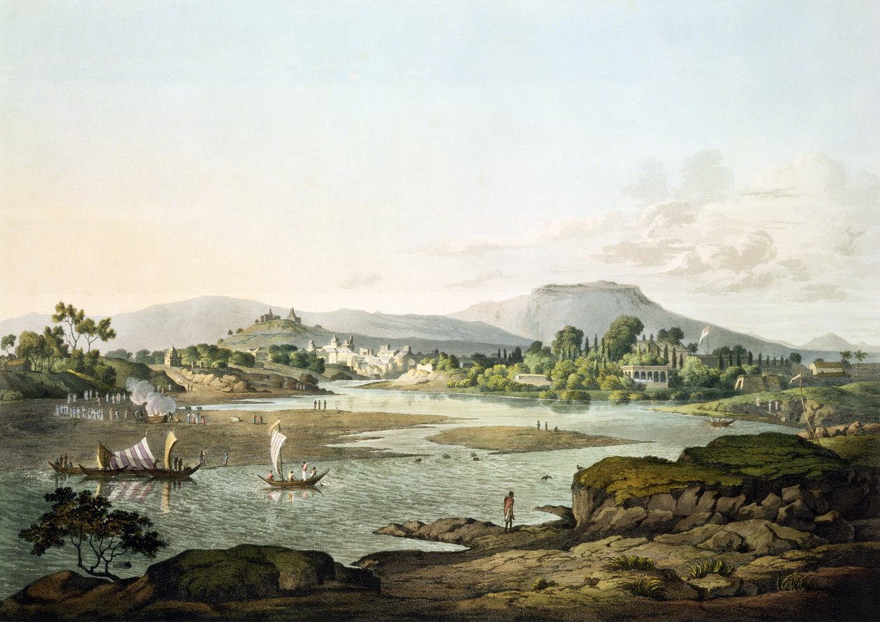 Poonah, deska XIII, ryl Daniel Havell (1785-1826) 1809 od Henry Salt
