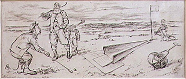 The Guided Golfer, ilustrace z časopisu 