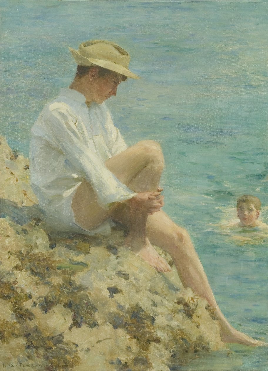 Chlapci koupání od Henry Scott Tuke
