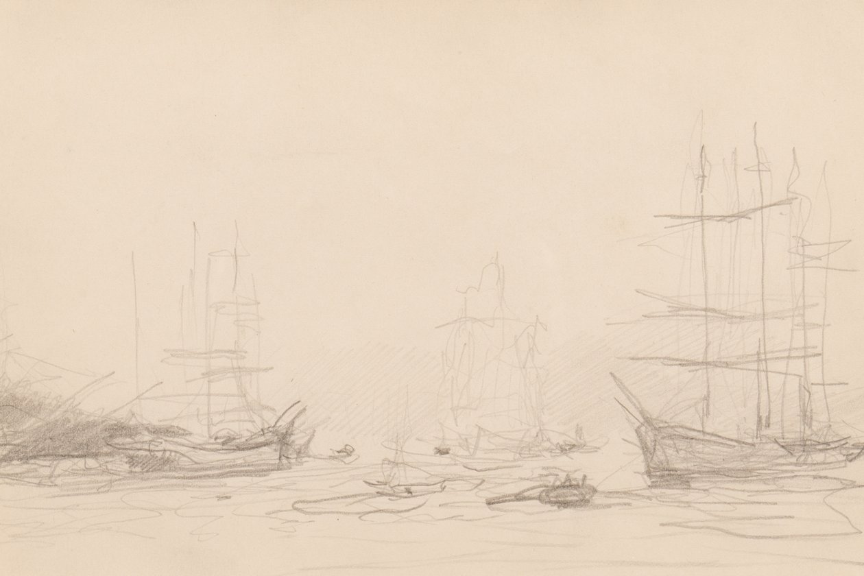 Přeprava v přístavu Falmouth od Henry Scott Tuke
