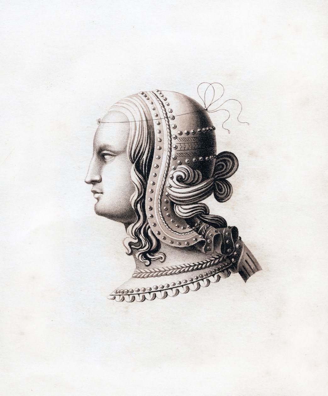 Pokrývka hlavy, začátek 16. století, 1843. od Henry Shaw