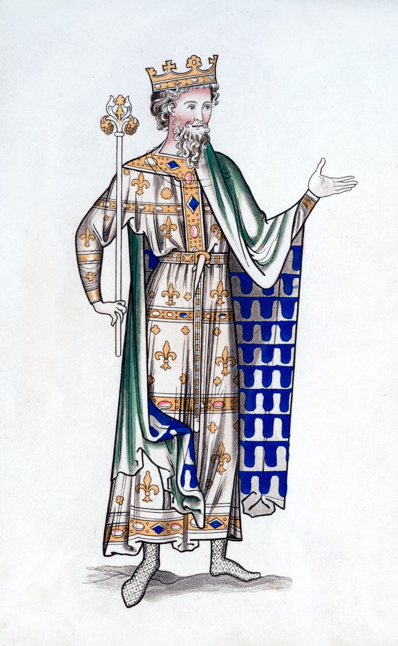 Král, konec 12. století, 1843. od Henry Shaw