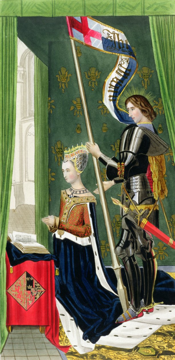 Markéta Dánská, skotská královna (1456-86) podle obrazu Huga van der Goese (asi 1440-82) dokončeného asi v roce 1482 od Henry Shaw