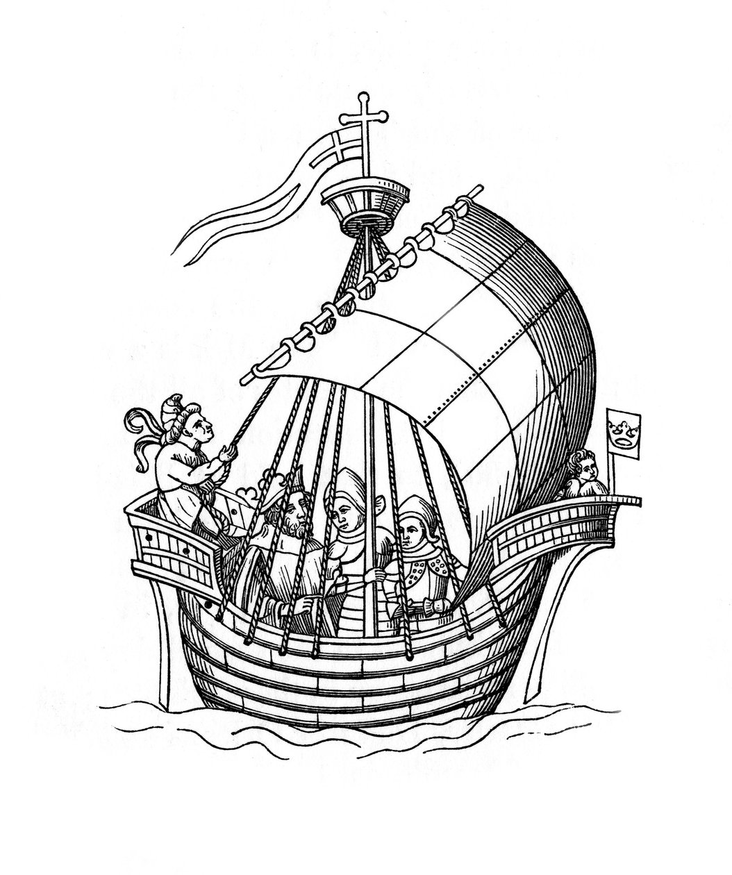 Plachetnice, 1445, 1843. od Henry Shaw