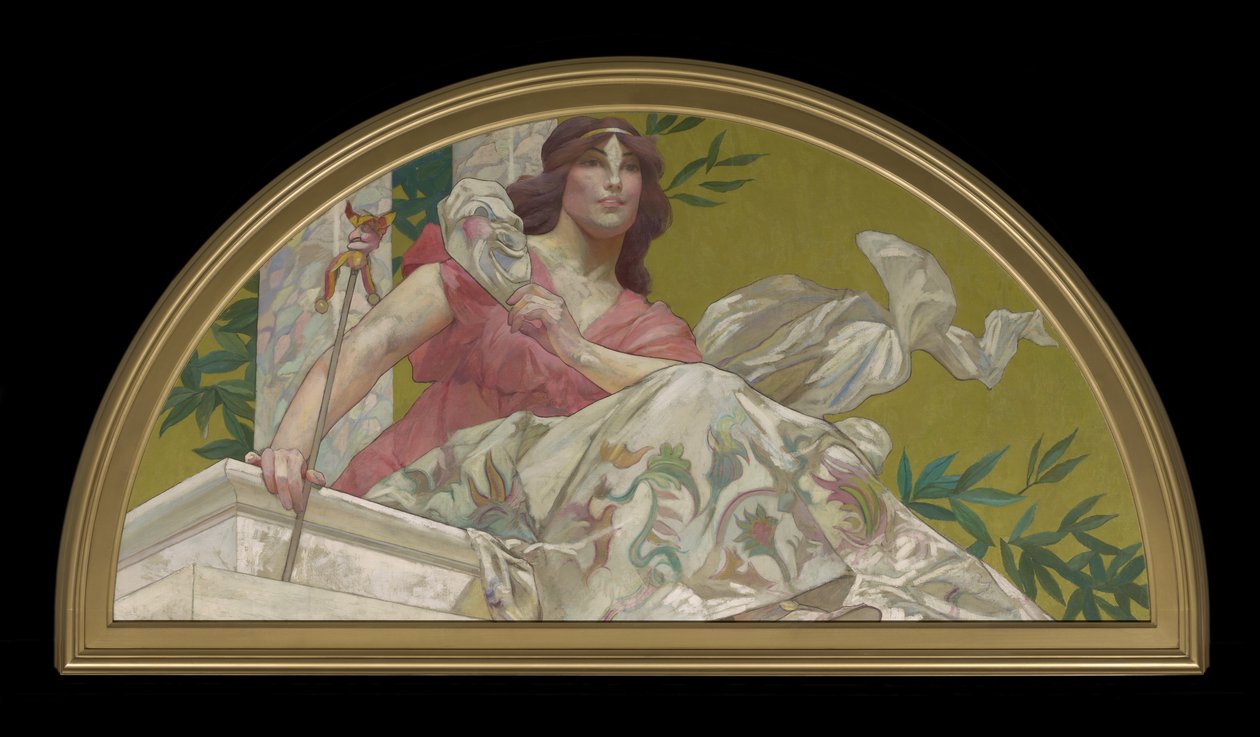 Múza komedie, 1893 od Henry Siddons Mowbray