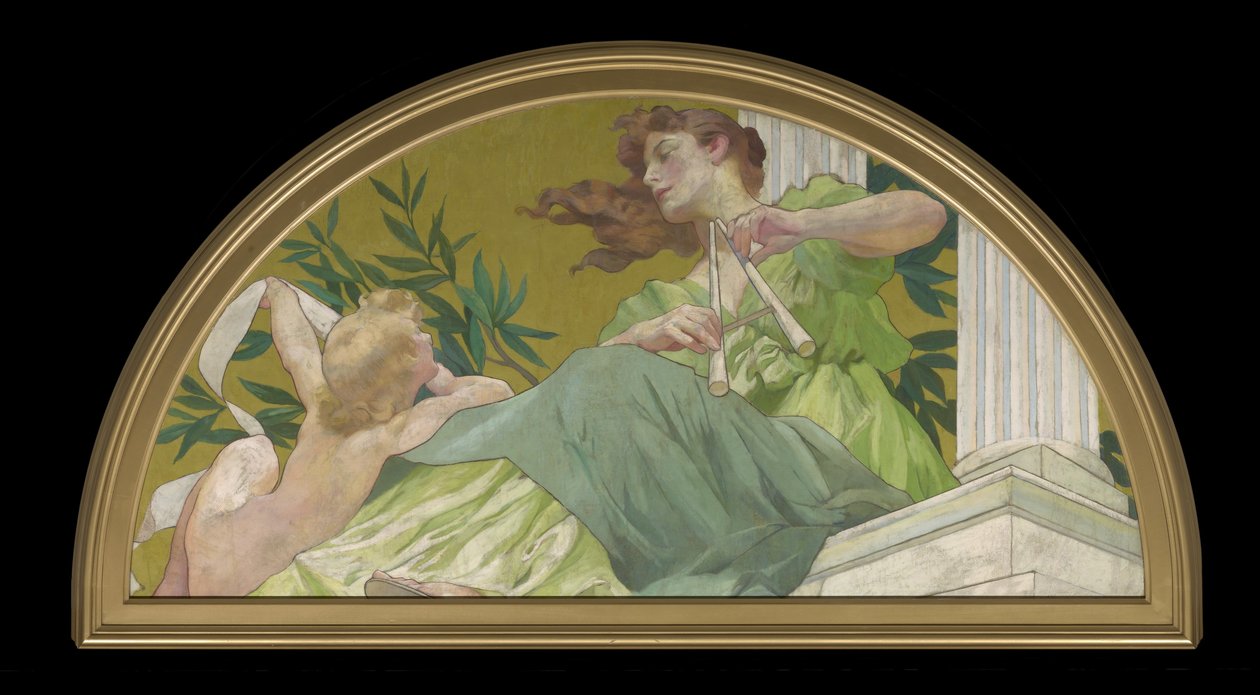 Muse of Music, 1893 od Henry Siddons Mowbray