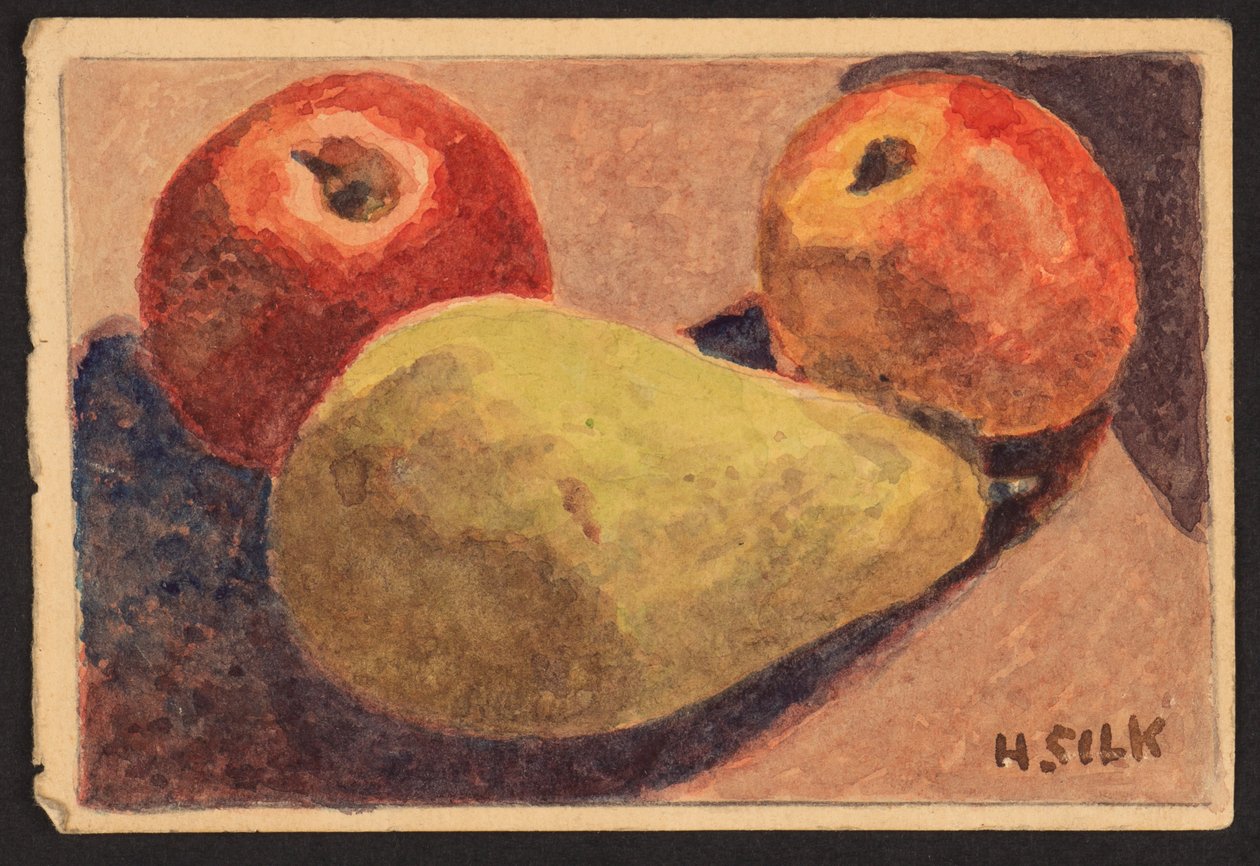 Jablka a hrušky, kolem roku 1930 od Henry Silk