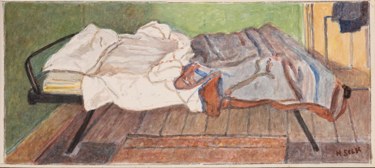 Táborová postel, kolem roku 1930 od Henry Silk