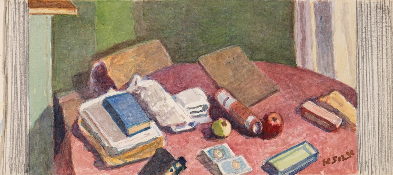 Přední pokojový stůl, kolem roku 1930 od Henry Silk