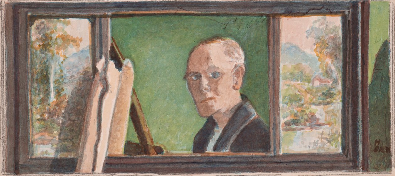 Autoportrét, kolem roku 1930 od Henry Silk