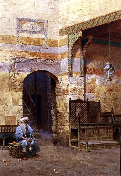 Interiér, Káhira od Henry Sutton Palmer