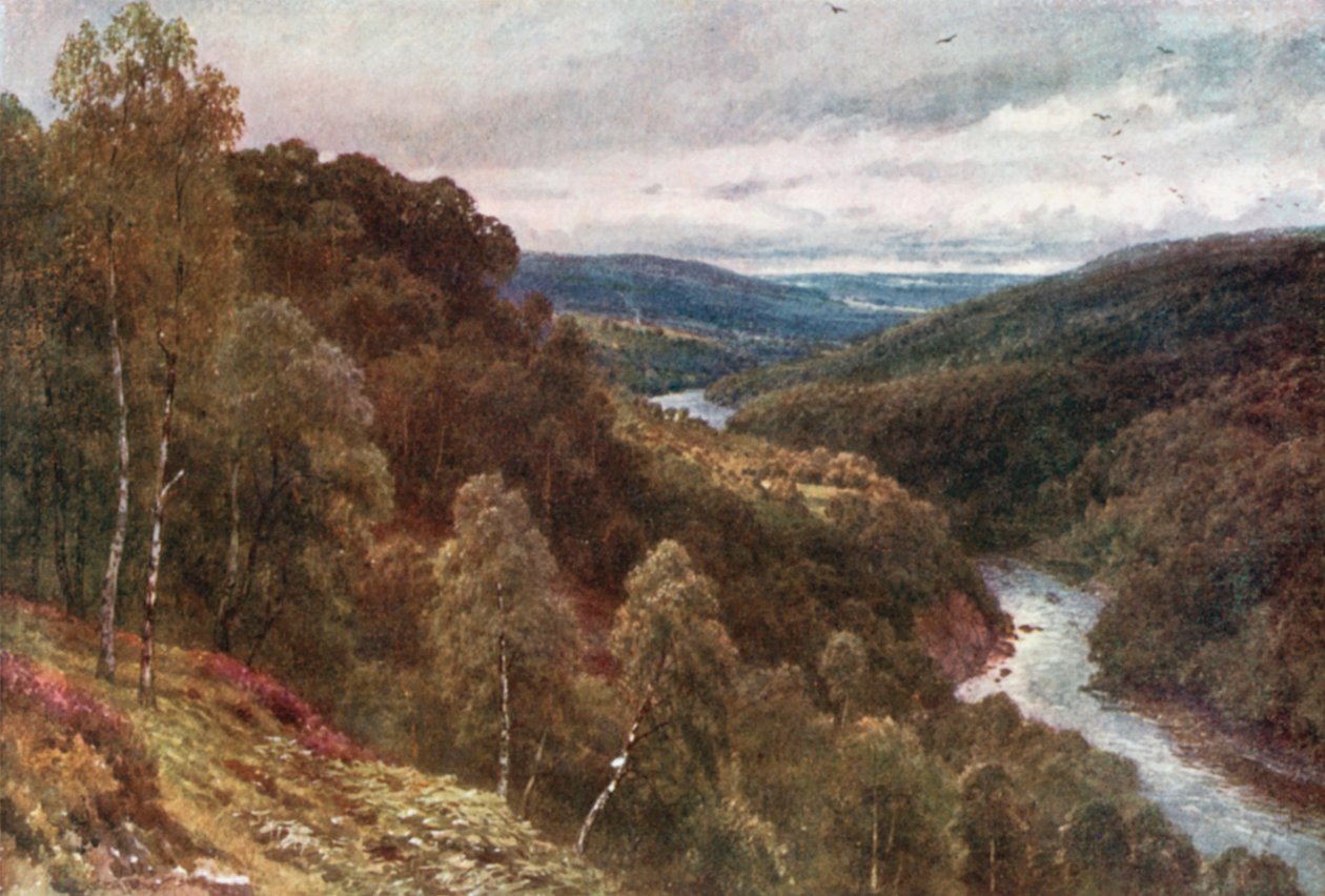 Strath Glass, Inverness-Shire (barevná litografie) od Henry Sutton Palmer