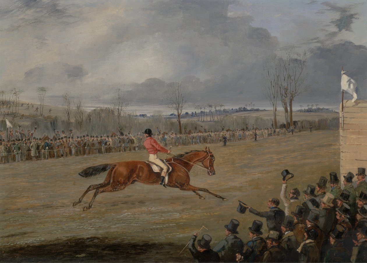 Steeplechase, The Winner (olej na plátně) od Henry Thomas Alken