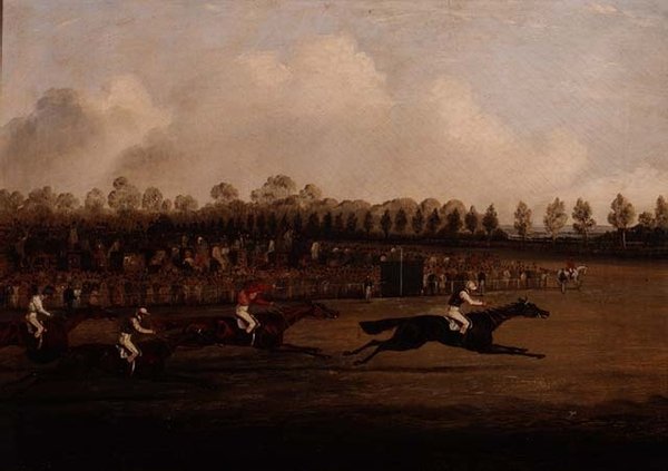 Dokončení Doncaster St. Leger od Henry Thomas Alken