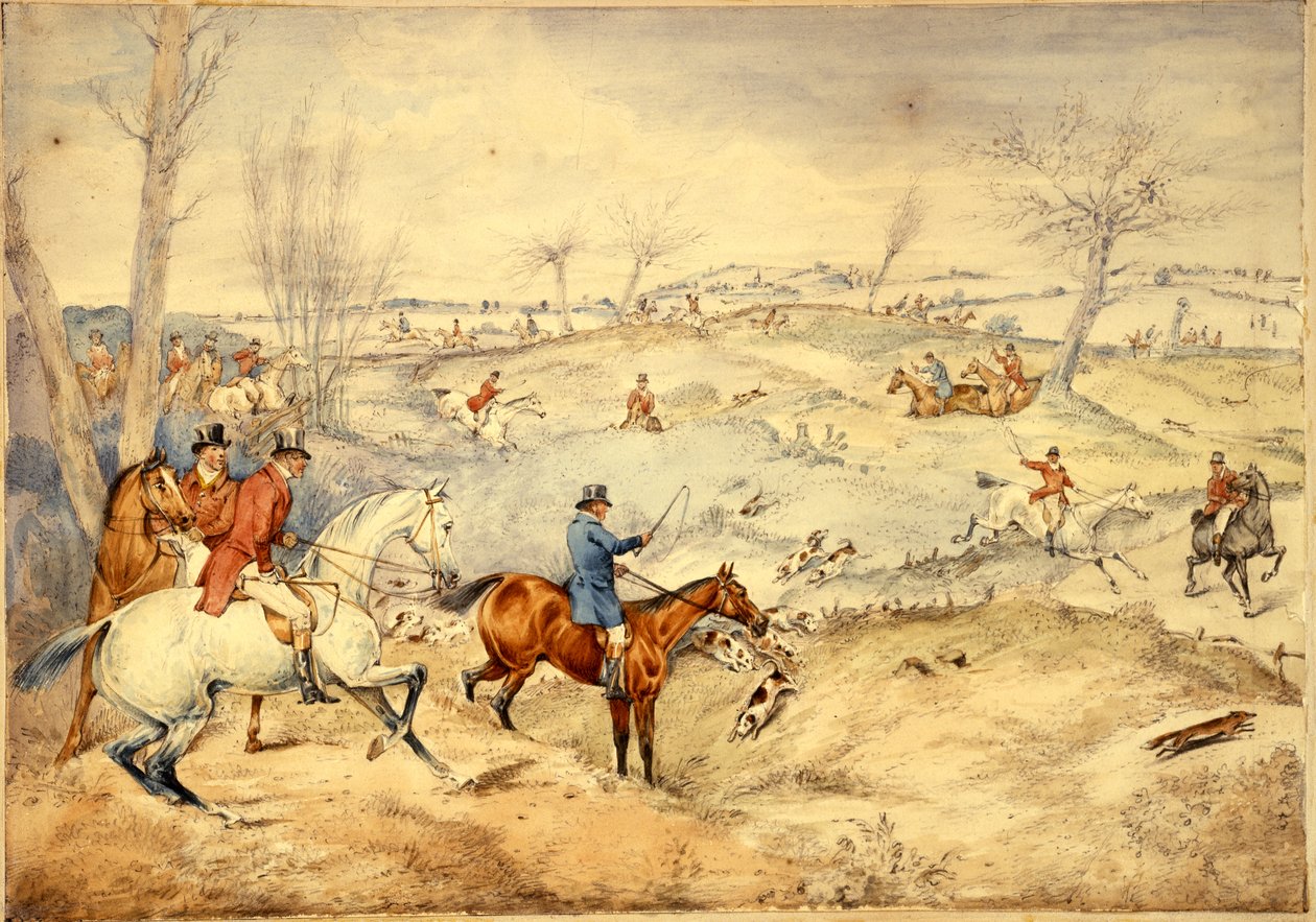 Lovecké scény: Tally-Ho od Henry Thomas Alken