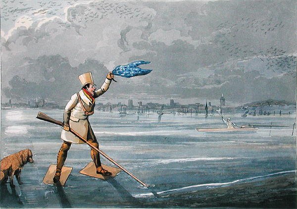 Ox Bird or Stint Shooting: A Signal of Distress, vydal Thomas Mclean od Henry Thomas Alken