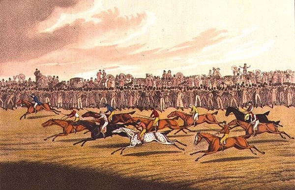 "Racing", nakladatelství Thomas McLean od Henry Thomas Alken