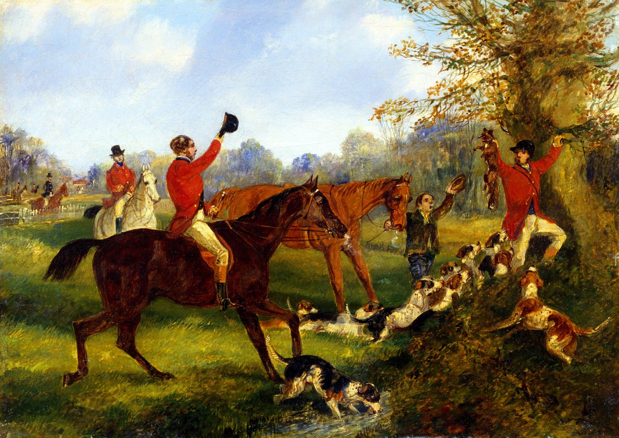 Finiš, kolem roku 1840 od Henry Thomas Alken