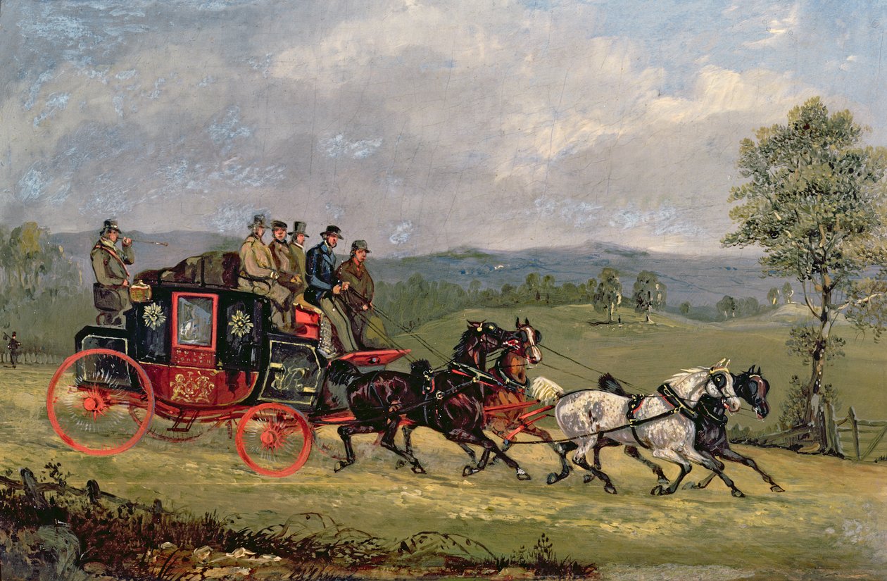 Hull Mail on the Open Road, od Henry Thomas Alken