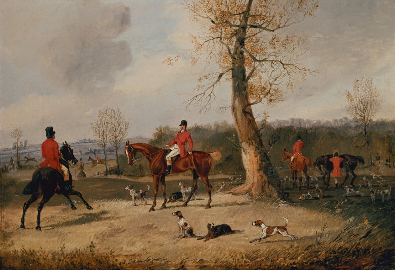 The Meet (olej na plátně) od Henry Thomas Alken