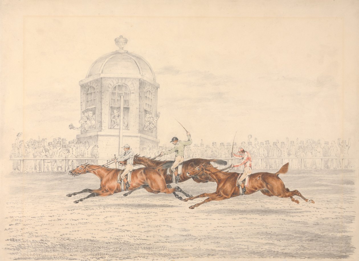 St. Leger, Doncaster: cíl od Henry Thomas Alken
