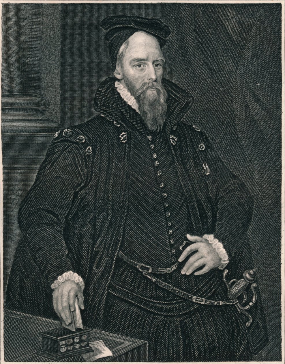 Ambrose Dudley, hrabě z Warwicku, počátek poloviny 19. století. od Henry Thomas Ryall