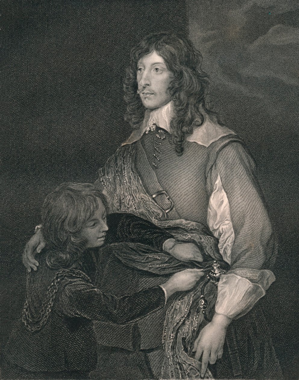 George, Lord Goring, počátek poloviny 19. století. od Henry Thomas Ryall