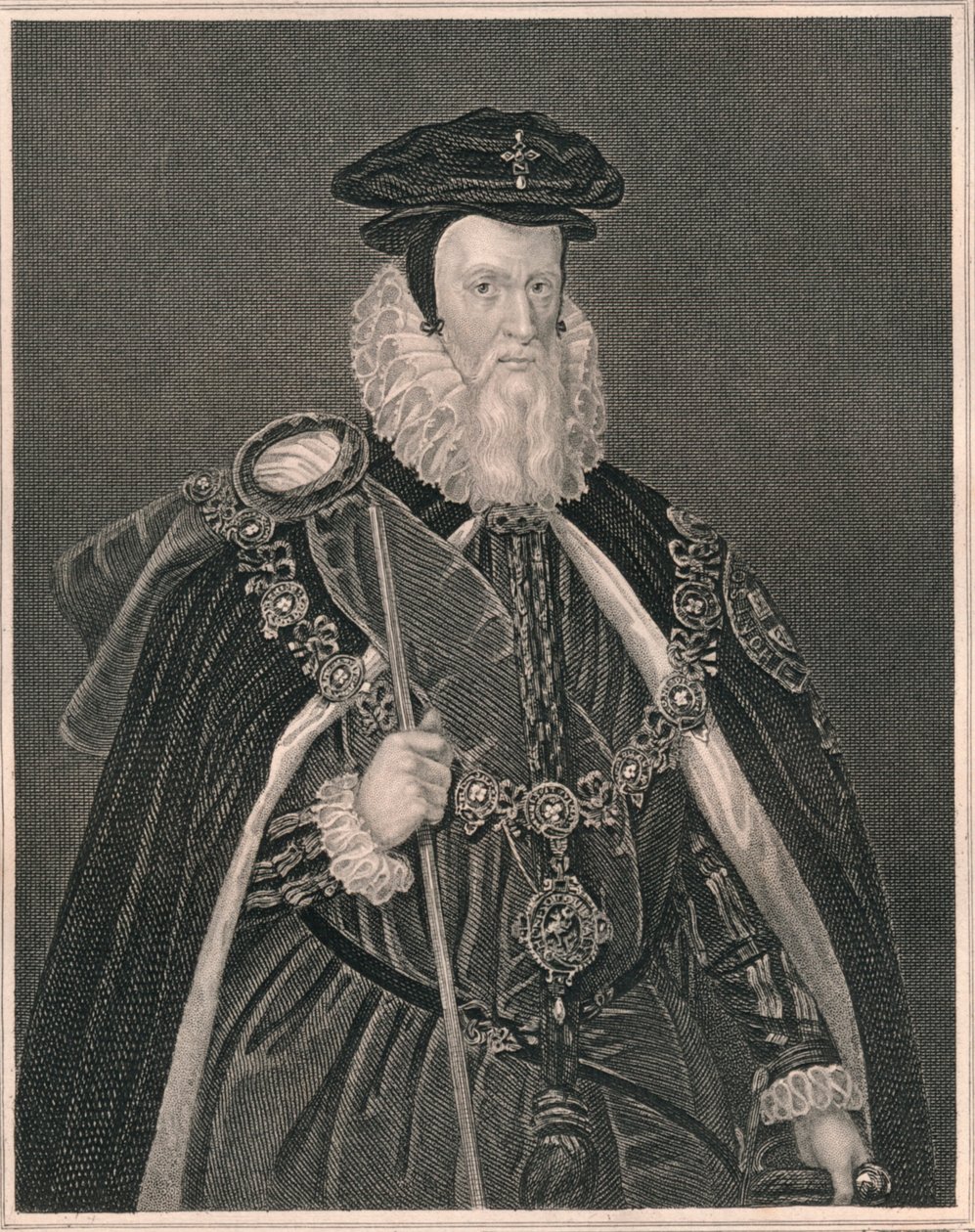 William Cecil, Lord Burghley., počátek poloviny 19. století. od Henry Thomas Ryall