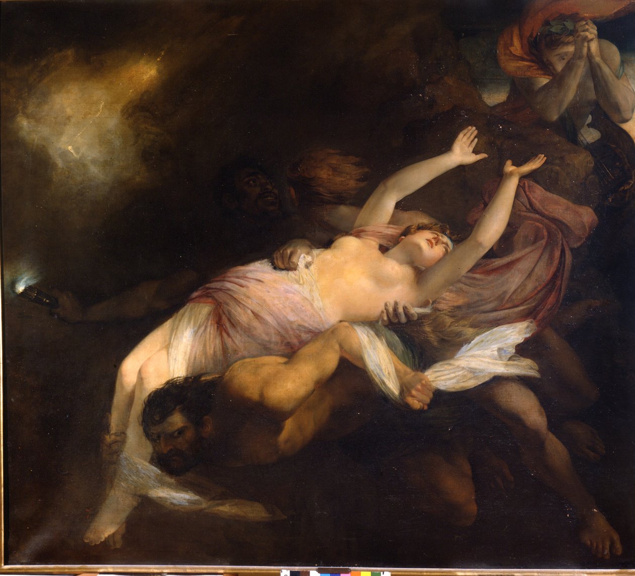 Eurydice unesená v Orphee, Henry Thomson (1773 - 1843), olejomalba. od Henry Thomson
