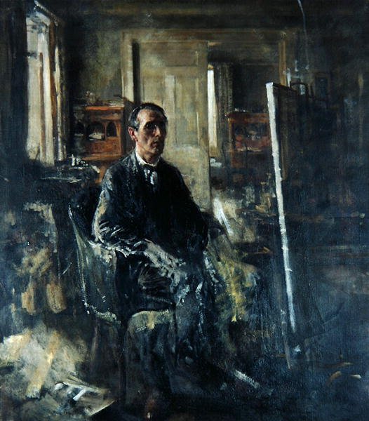 Walter Westley Russell (olej na plátně) od Henry Tonks