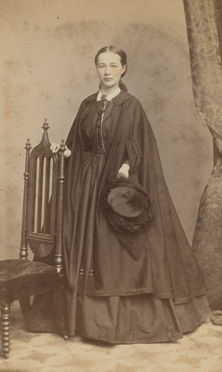 Carte-de-visit portrét Carrie N. Lacy, 1865. od Henry Ulke