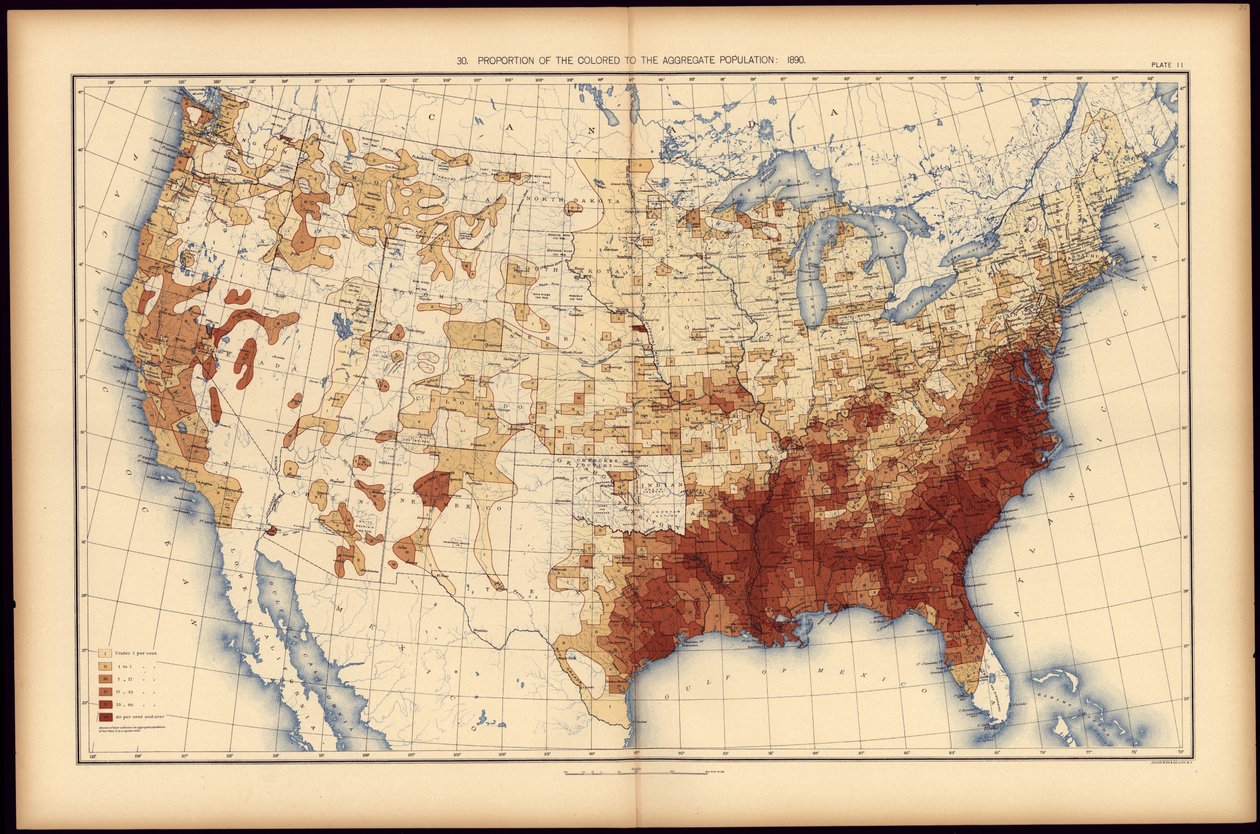 Statistický atlas Spojených států, založený na výsledcích jedenáctého sčítání lidu od Henry United States. Census Office. 11Th Census; Gannett