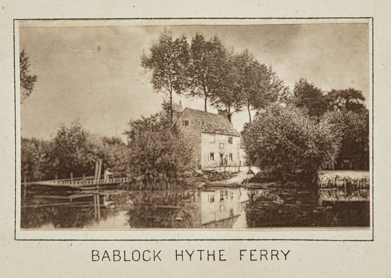 Bablock Hythe Ferry od Henry W. Taunt