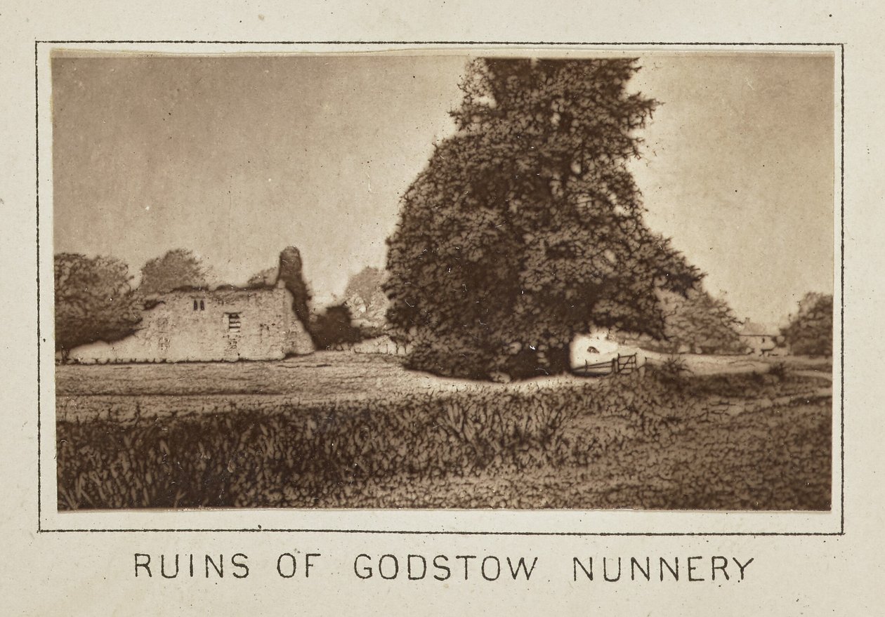 Zřícenina kláštera Godstow Nunnery od Henry W. Taunt