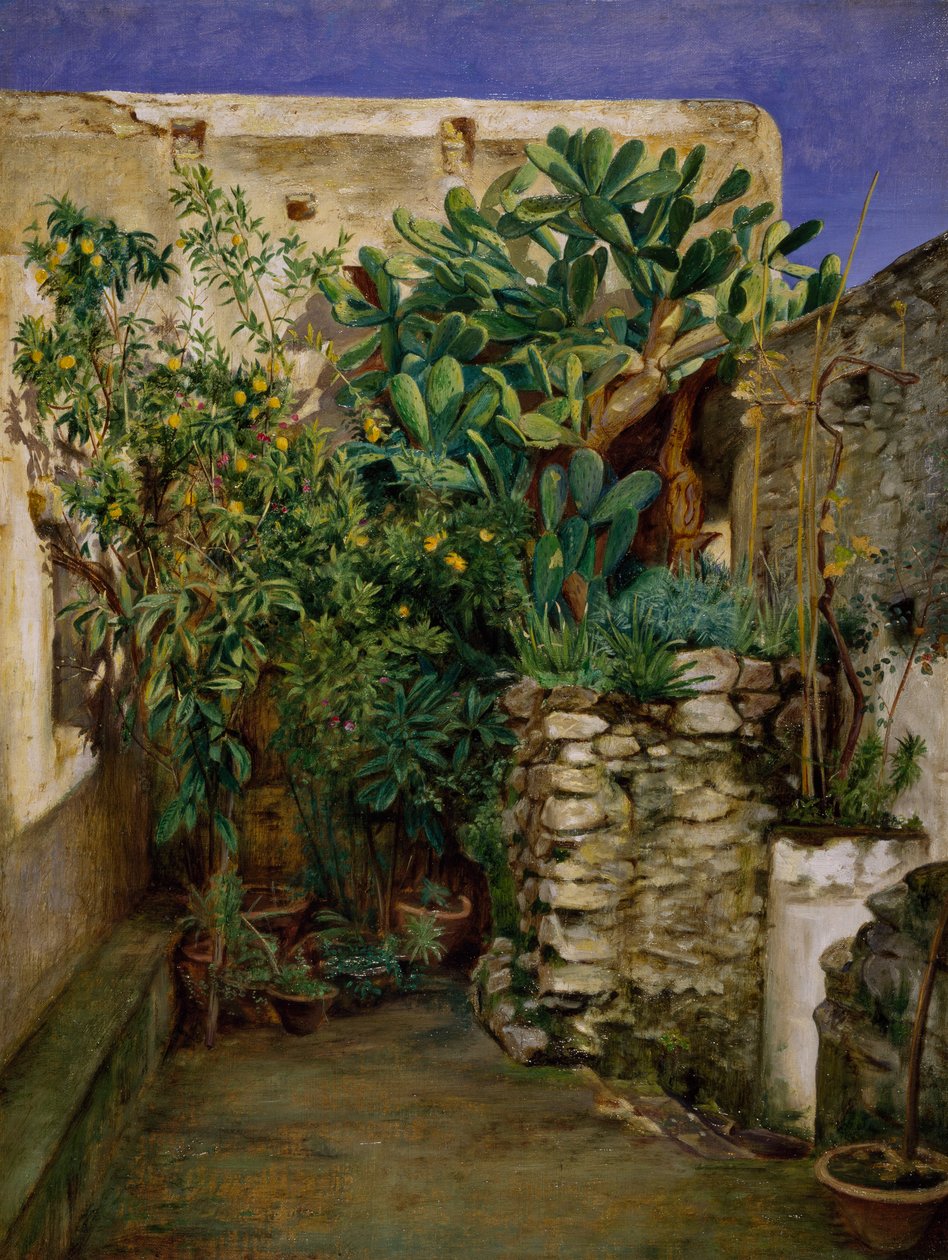 Roh východního nádvoří, 1860 od Henry Wallis