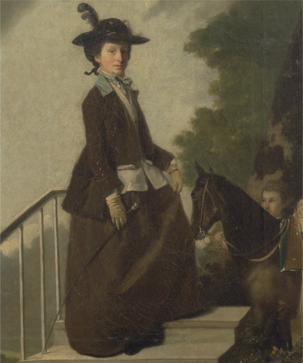 Paní Edward Bridgeman (olej na plátně) od Henry Walton