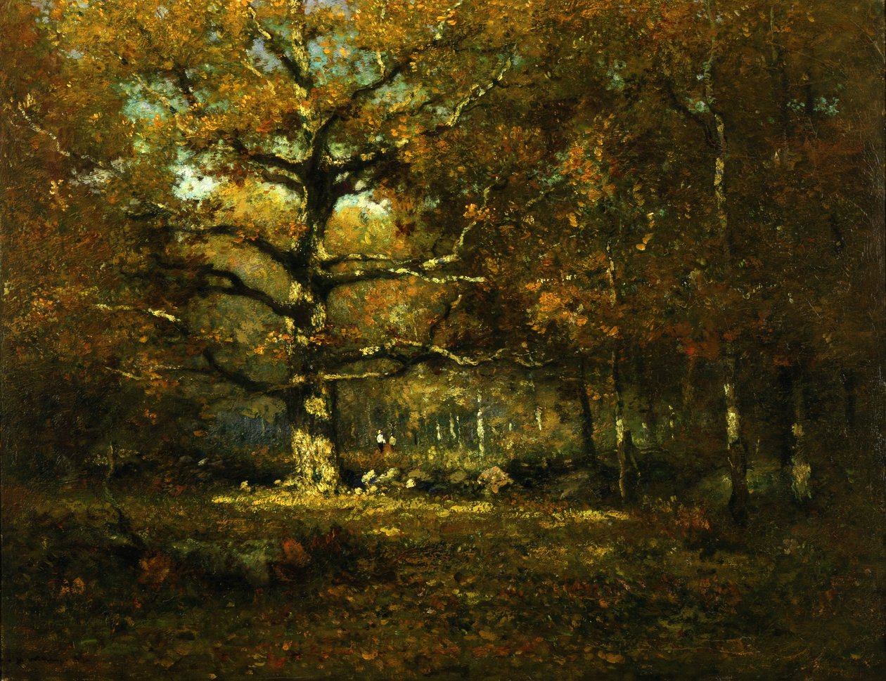 Connecticut Woods od Henry Ward Ranger
