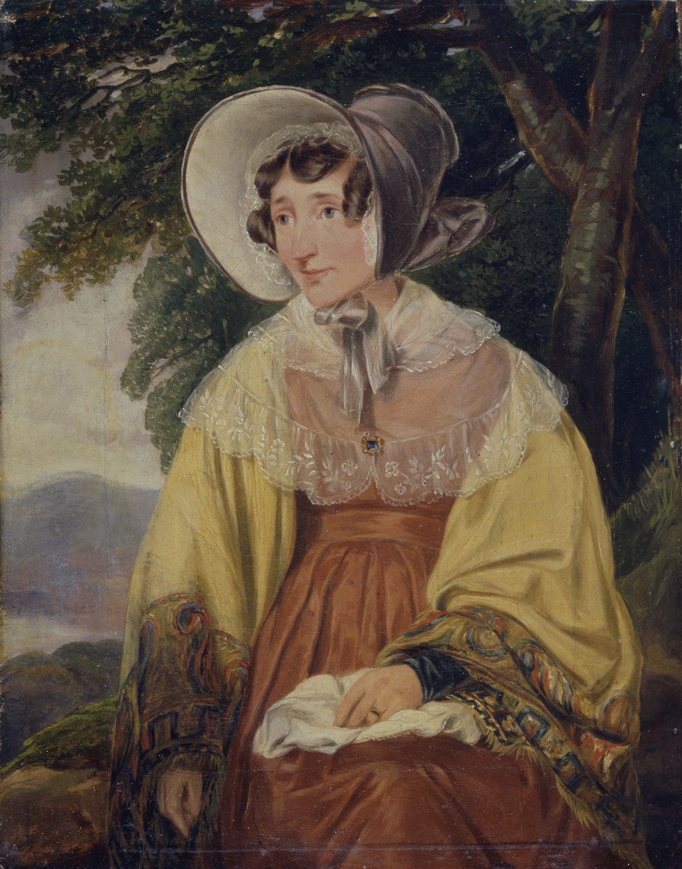 Charlotte Williams-Wynn (olej na plátně) od Henry William (attr. to) Pickersgill