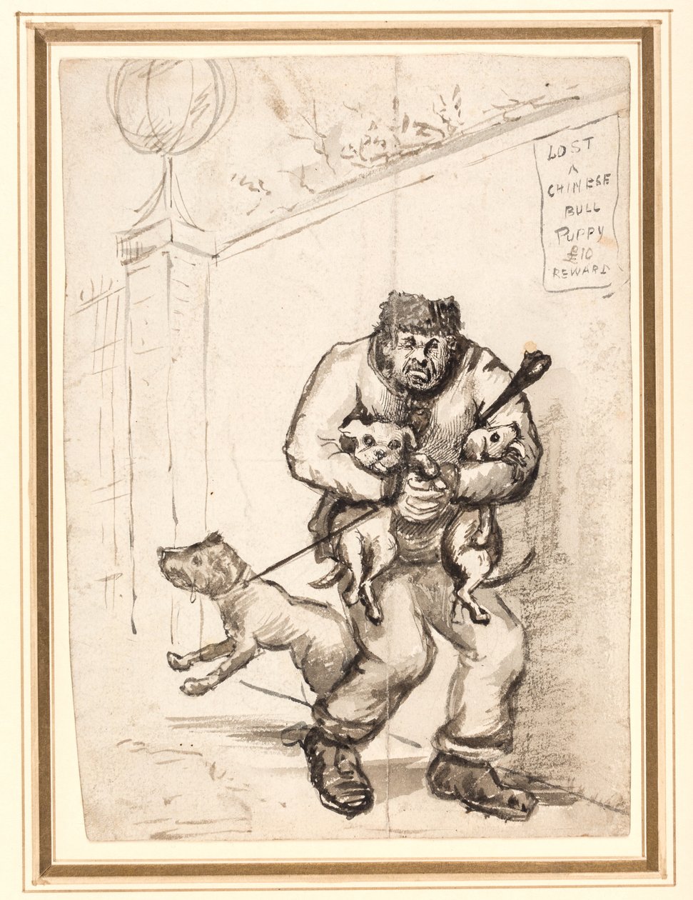 Ztracené štěně čínského býka Odměna 10 GBP od Henry William Bunbury