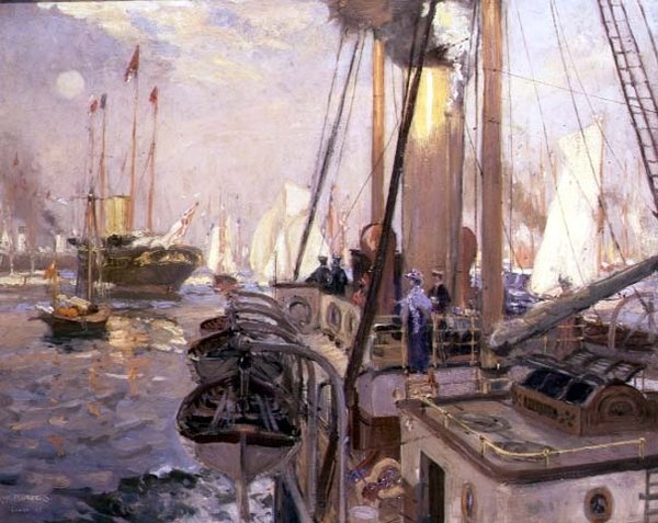 Královská jachta „Victoria and Albert“ od Henry William Burgess