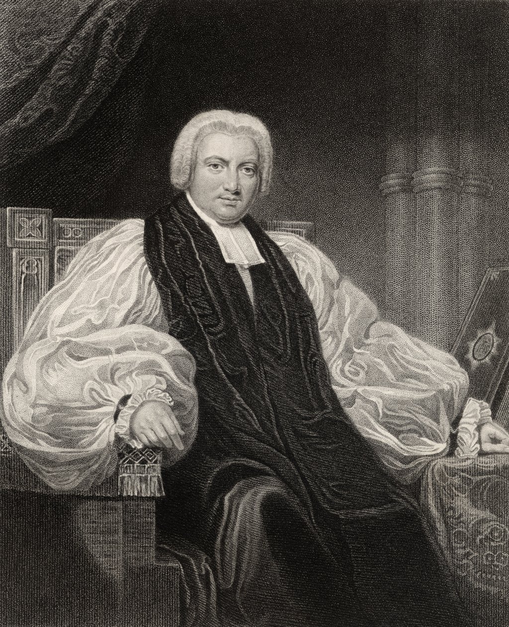 Bishop Henry Ryder, vyrytý T. Woolnothem, z 