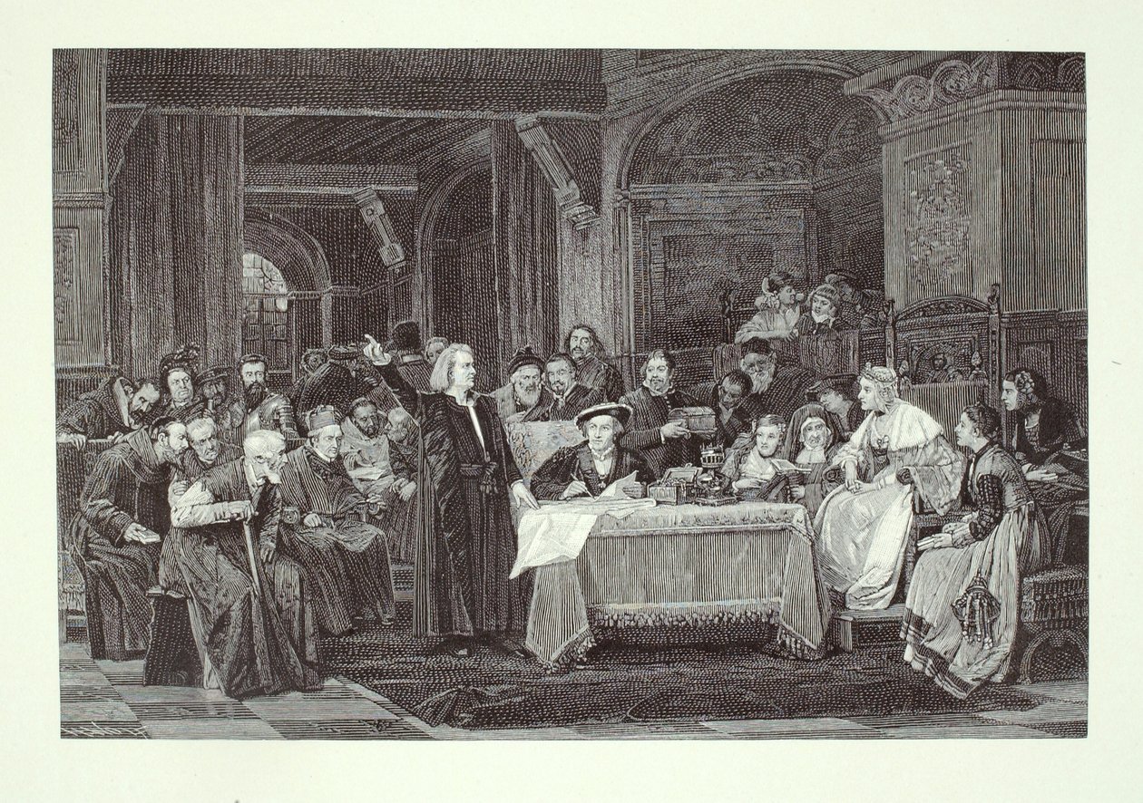 Kolumbus na Isabellině dvoře od Henry Wolf