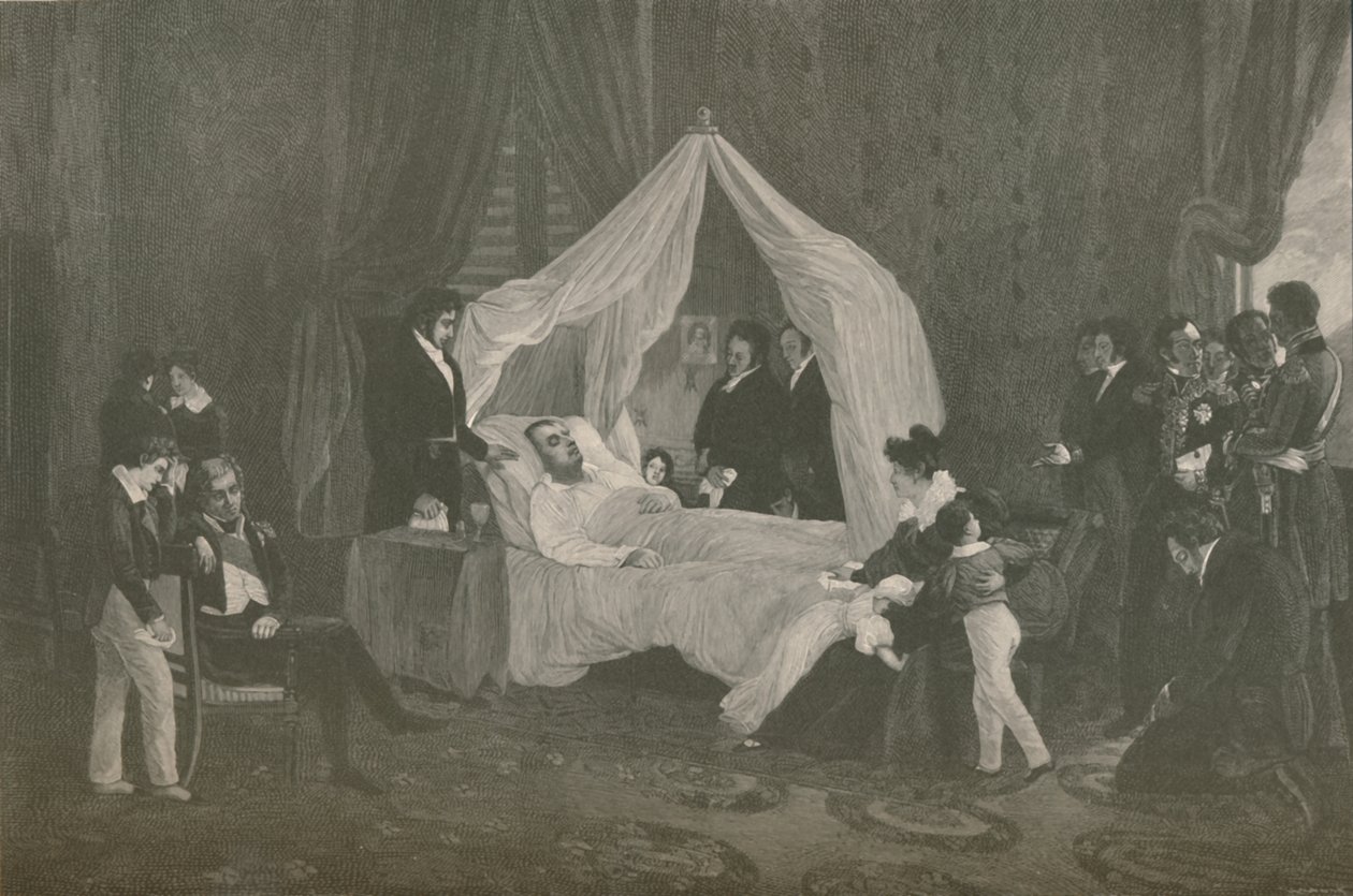 Smrt Napoleona I., 1821, 1896 od Henry Wolf