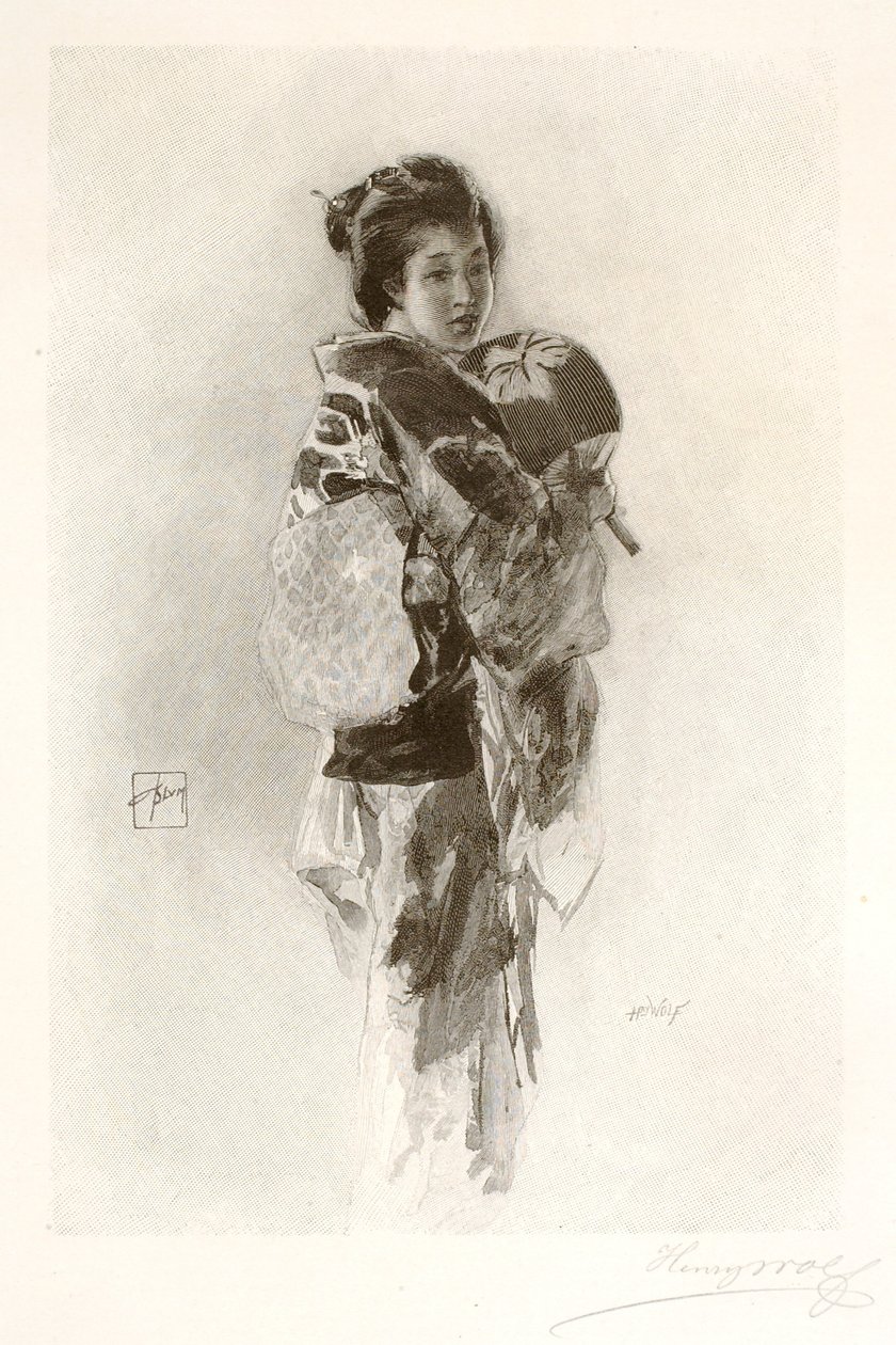 Japonská dívka (The Musmee) od Henry Wolf